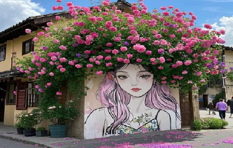 三江怎么设计网红打卡墙绘