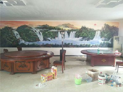 三江墙绘-写实风景