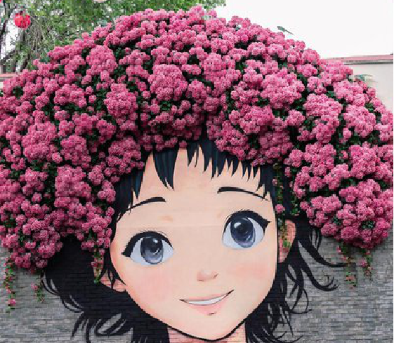 三江墙体彩绘-网红墙打卡