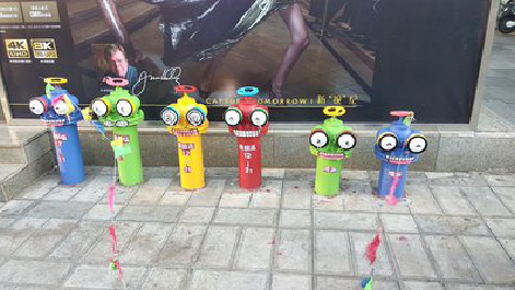 三江商业区彩绘