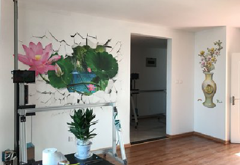 三江墙体彩绘相比墙纸的优势。